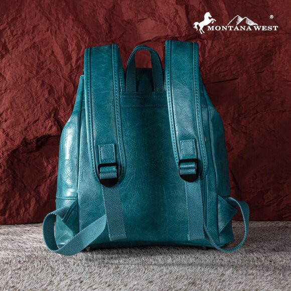 Montana West Embroidered Collection Backpack-NWT - Picture 3 of 3